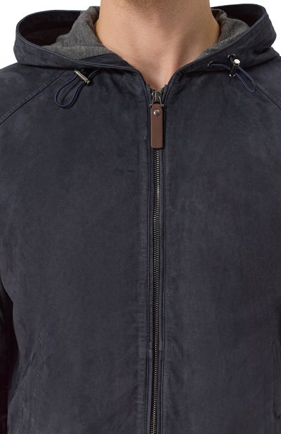 Замшевый бомбер CANALI, арт. O70455-LE00286, фото 5