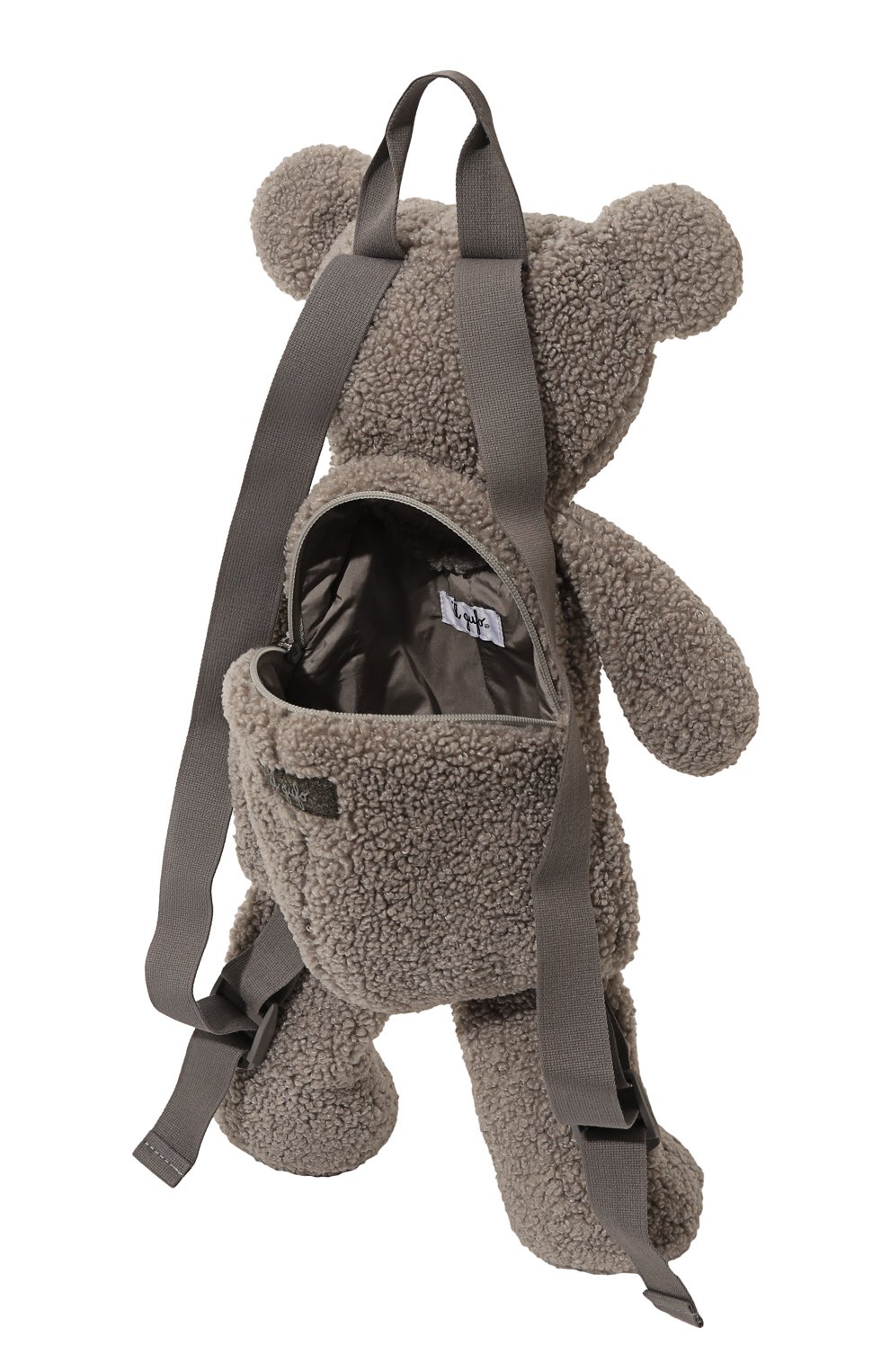 Рюкзак IL GUFO серого цвета по цене 16650 руб., арт. A24Z0078PE015, фото 3 Рюкзак IL GUFO, арт. A24Z0078PE015, фото 3