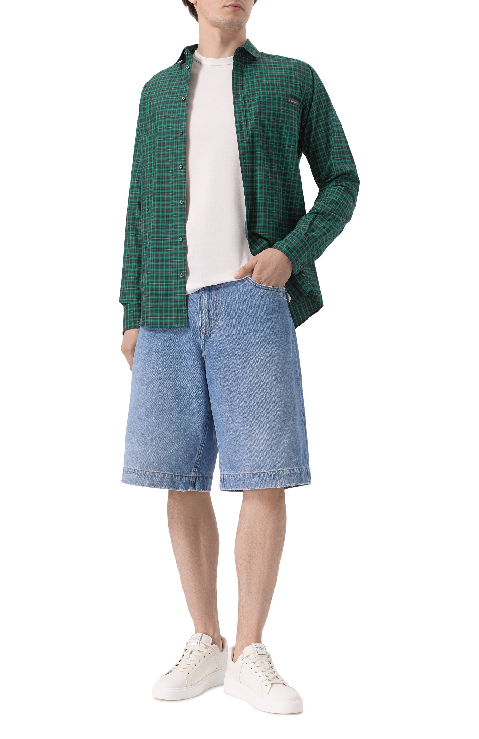 Джинсовые шорты DOLCE & GABBANA, арт. GP02MD/G8MD9, фото 2