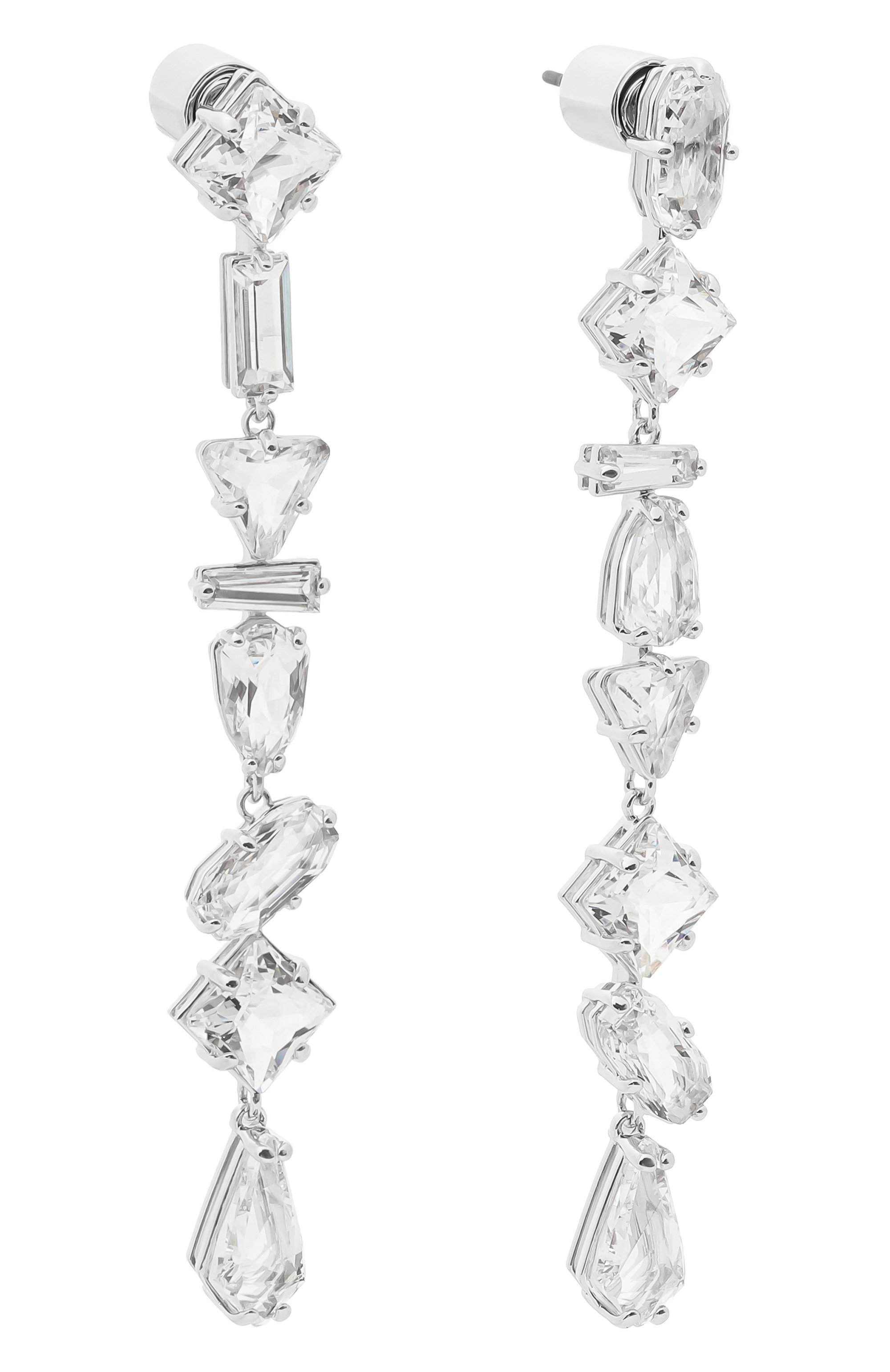 Серьги mesmera SWAROVSKI серебряного цвета по цене 27550 руб., арт. 5661687, фото 3 Серьги mesmera SWAROVSKI, арт. 5661687, фото 3