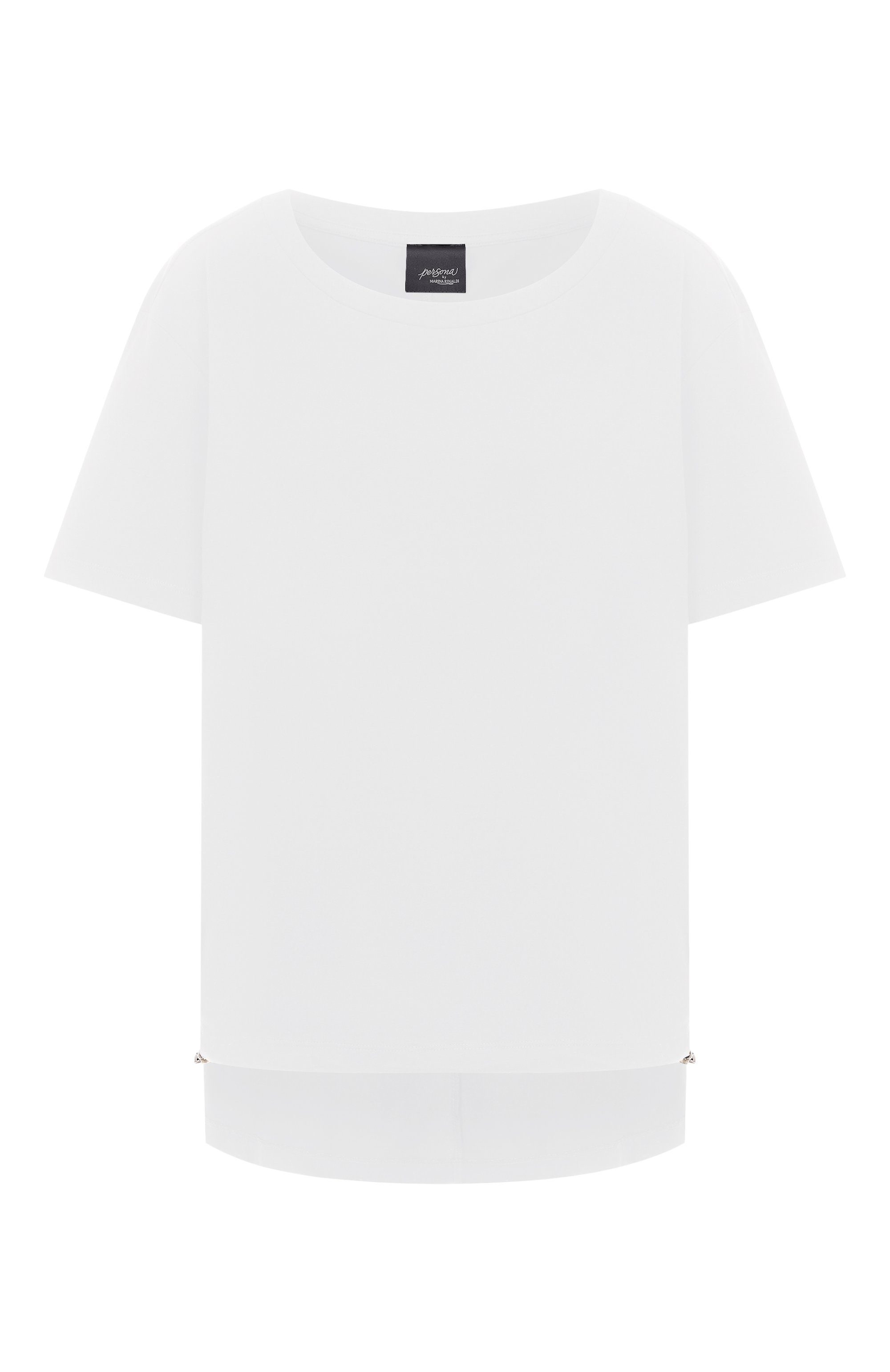 Хлопковая футболка PERSONA BY MARINA RINALDI, арт. GIRANTE, фото 1
