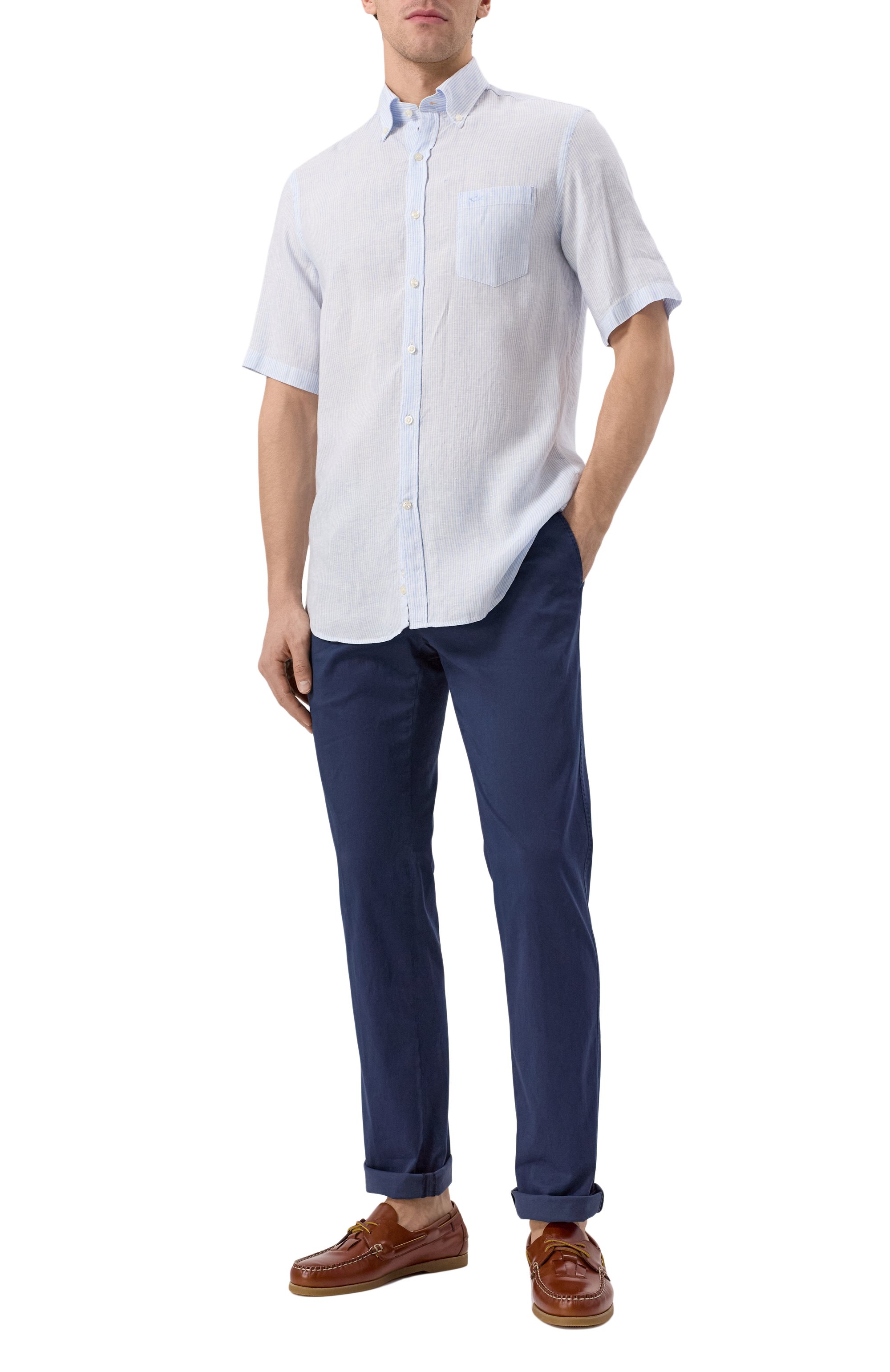 Льняная рубашка PAUL&SHARK, арт. 25413011, фото 2