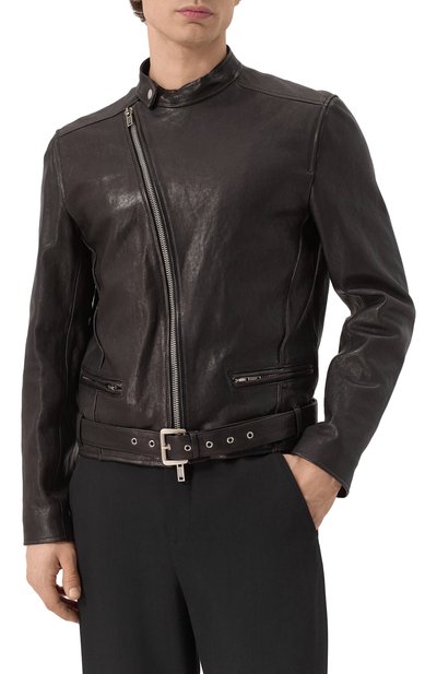 Кожаная куртка ANN DEMEULEMEESTER, арт. B0012500/LT151, фото 3