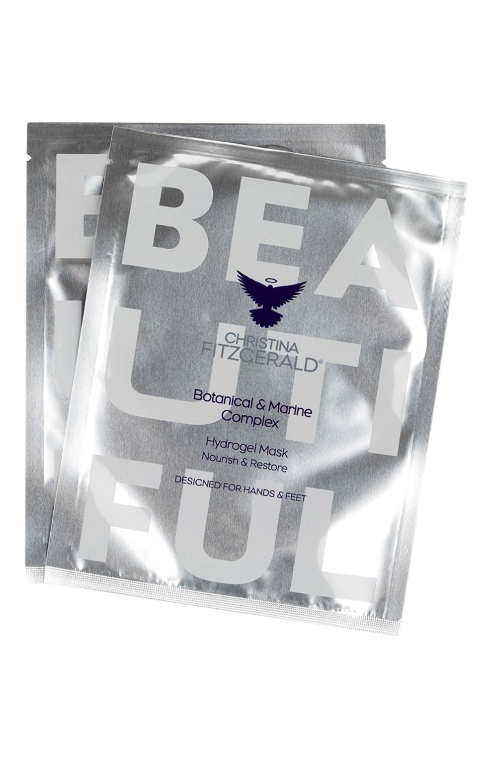 Гидрогелевые маска-патчи для рук beautiful botanical & marine complex hydrogel mask (2x20ml) CHRISTINA FITZGERALD, арт. 4660059368405, фото 1