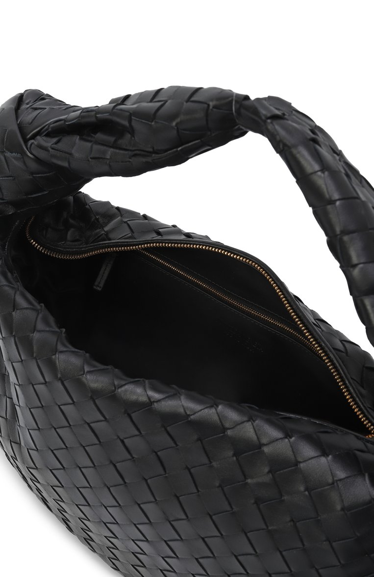 Женская сумка jodie BOTTEGA VENETA черного цвета, арт. 600261-VCPP0 | Фото 5 (Материал: Натуральная кожа; Размер: large)