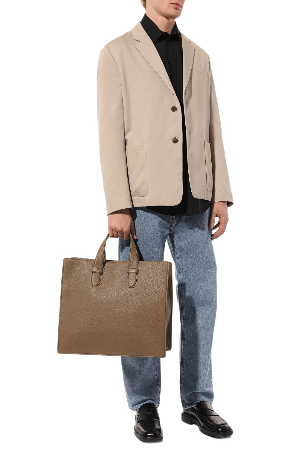 Кожаная сумка-тоут BRIONI, арт. 0IW50L/01719, фото 7