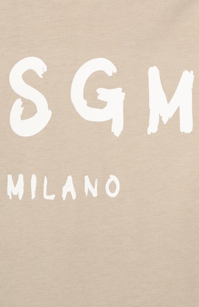 Хлопковая футболка MSGM KIDS, арт. S6MSUNTH266, фото 3