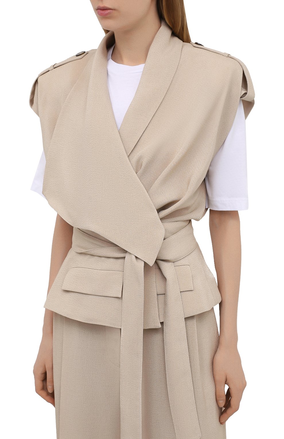 Жилет из вискозы ALEXANDRE VAUTHIER, арт. 212JA1454 1451-212, фото 3