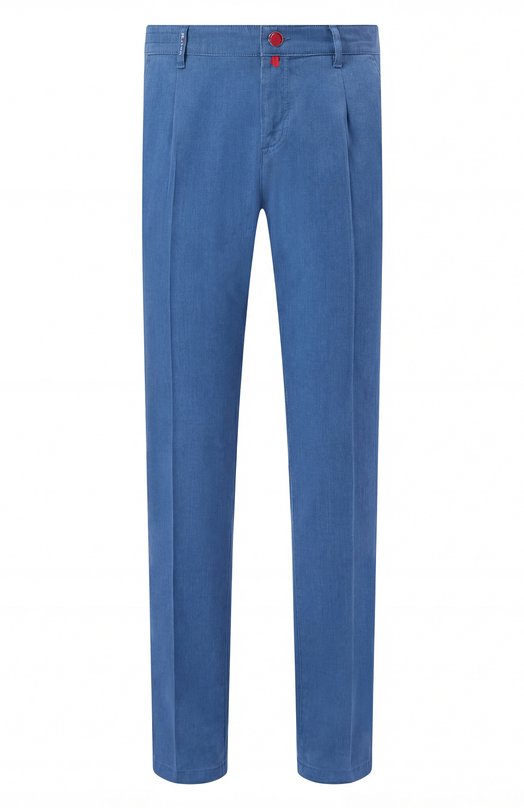 Шерстяные брюки Kiton UPR001RK0615H Синий UPR001RK0615H