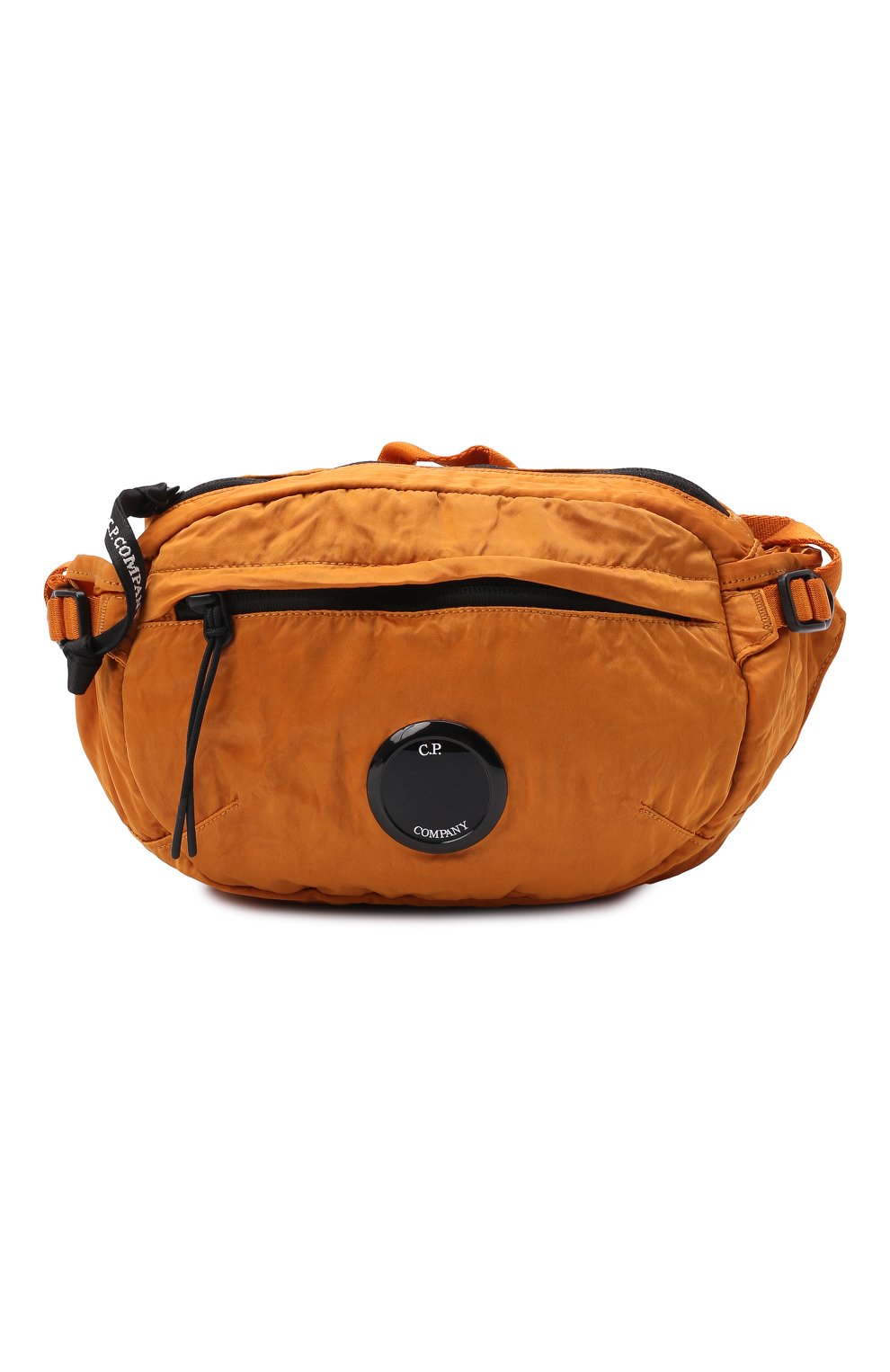 Мужская оранжевая текстильная поясная сумка COMPANY купить в