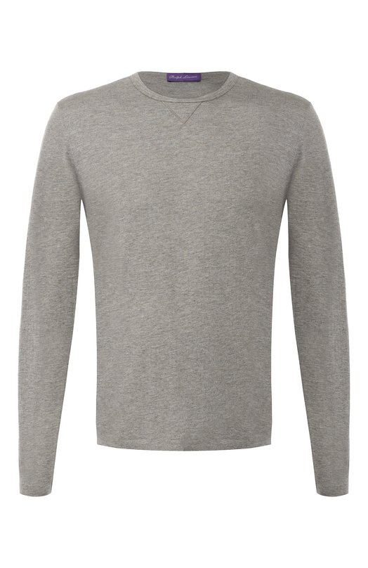 

Лонгслив из смеси вискозы и хлопка Ralph Lauren, Серый
