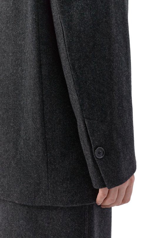 Шерстяной жакет TOTEME 261-WRZ0063-FB0562 Серый  261-WRZ0063-FB0562 Фото 5