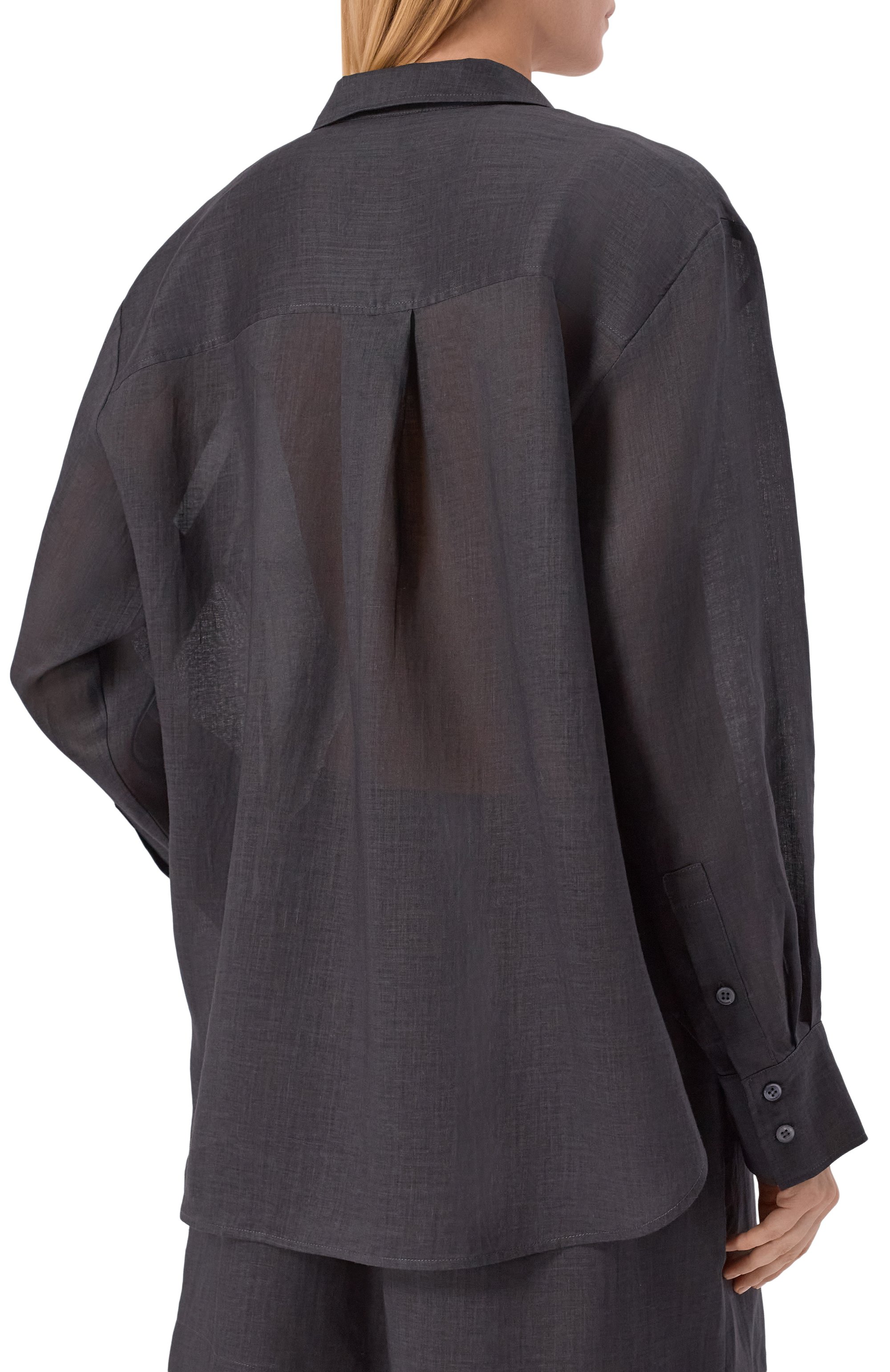 Рубашка 12 STOREEZ черного цвета по цене 13000 руб., арт. 137343, фото 4 Рубашка 12 STOREEZ, арт. 137343, фото 4