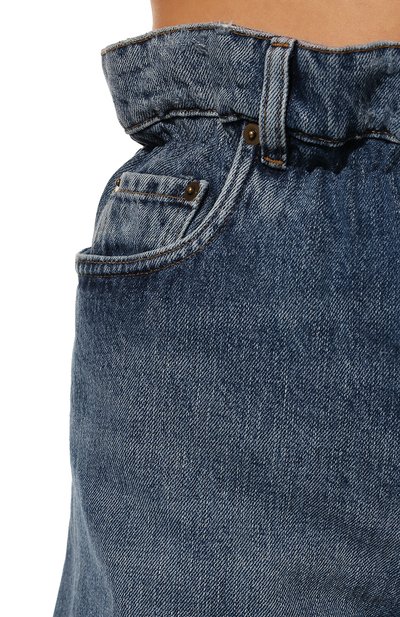 Джинсовые шорты MIU MIU синего цвета по цене 66000 руб., арт. GWP300-1ZGX-F0013, фото 5 Джинсовые шорты MIU MIU, арт. GWP300-1ZGX-F0013, фото 5