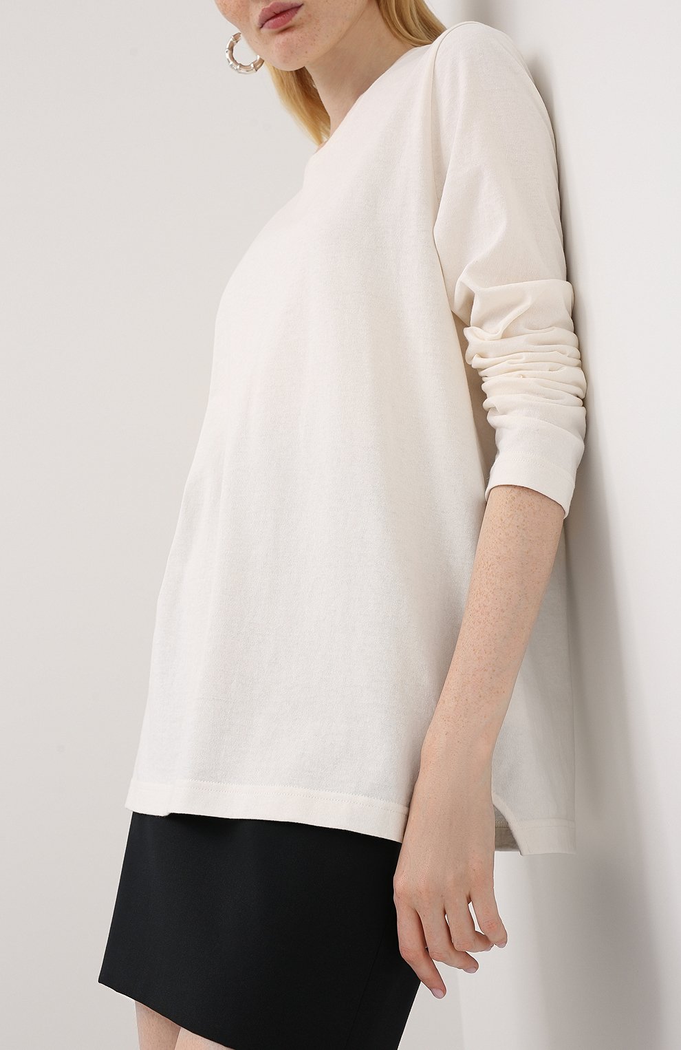 Хлопковый лонгслив BOTTEGA VENETA, арт. 636866/VF1U0, фото 3