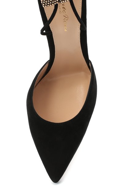 Замшевые туфли GIANVITO ROSSI, арт. G40255.15RIC.CAMNER0, фото 5