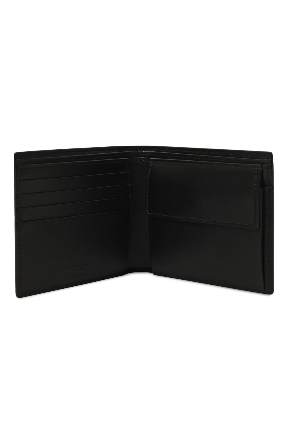 Кожаное портмоне SAINT LAURENT, арт. 396303/0U90N, фото 3