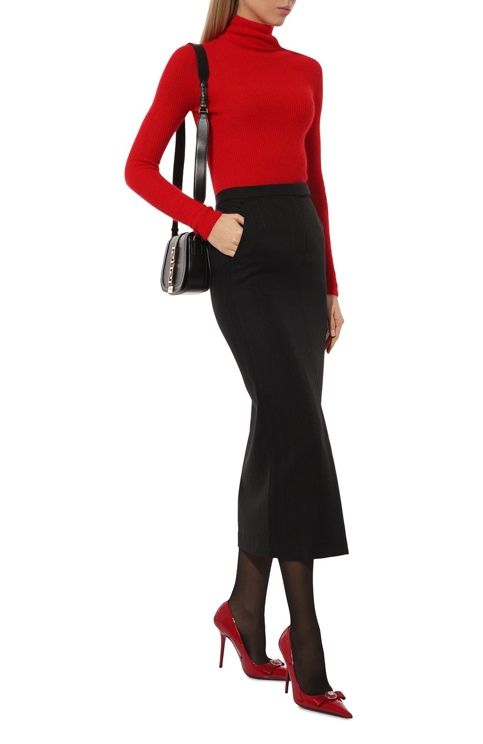 Кожаные туфли gianni ribbon 110 VERSACE, арт. 1012494/1A08983, фото 2