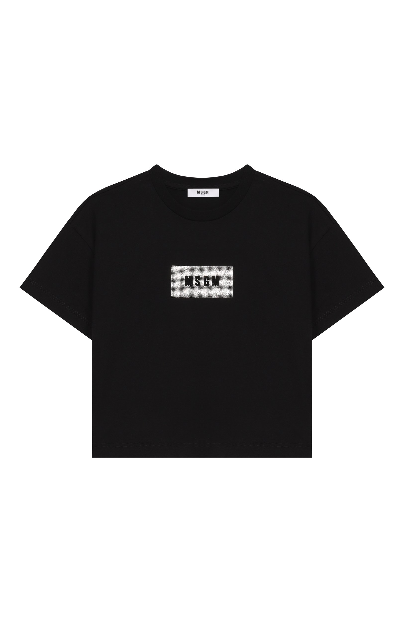 Хлопковая футболка MSGM KIDS, арт. F6MSJGTH209, фото 1