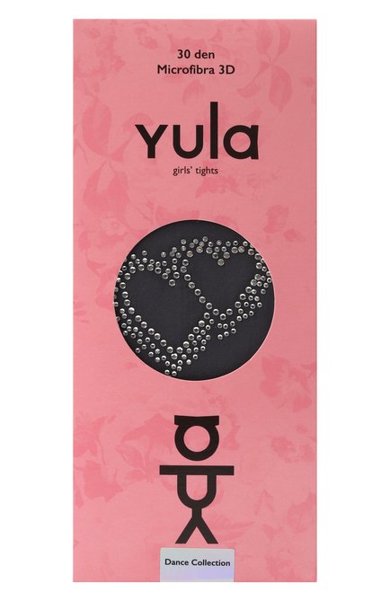 Детские колготки party collection 30 den YULA темно-серого цвета, арт. YU-67 | Фото 1 (Материал: Текстиль, Синтетический материал; Статус проверки: Проверено, Проверена категория)