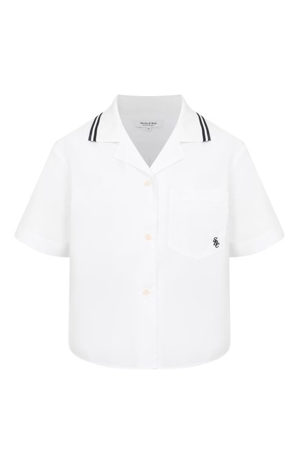 Женская хлопковая рубашка SPORTY AND RICH, арт. SI023602302WH01
