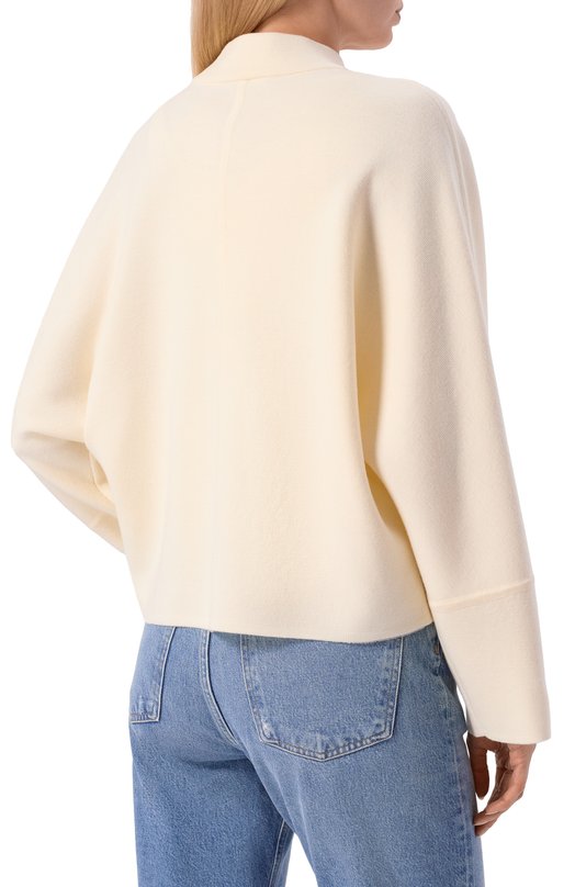 Шерстяной кардиган Max Mara MXMSP0RT Кремовый  MXMSP0RT Фото 4