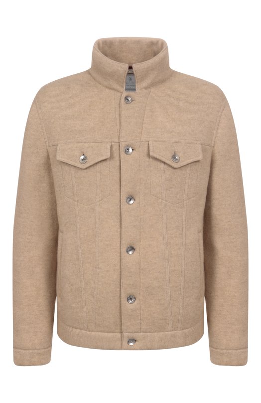 Кашемировая куртка-рубашка Brunello Cucinelli M227PV106 Бежевый M227PV106