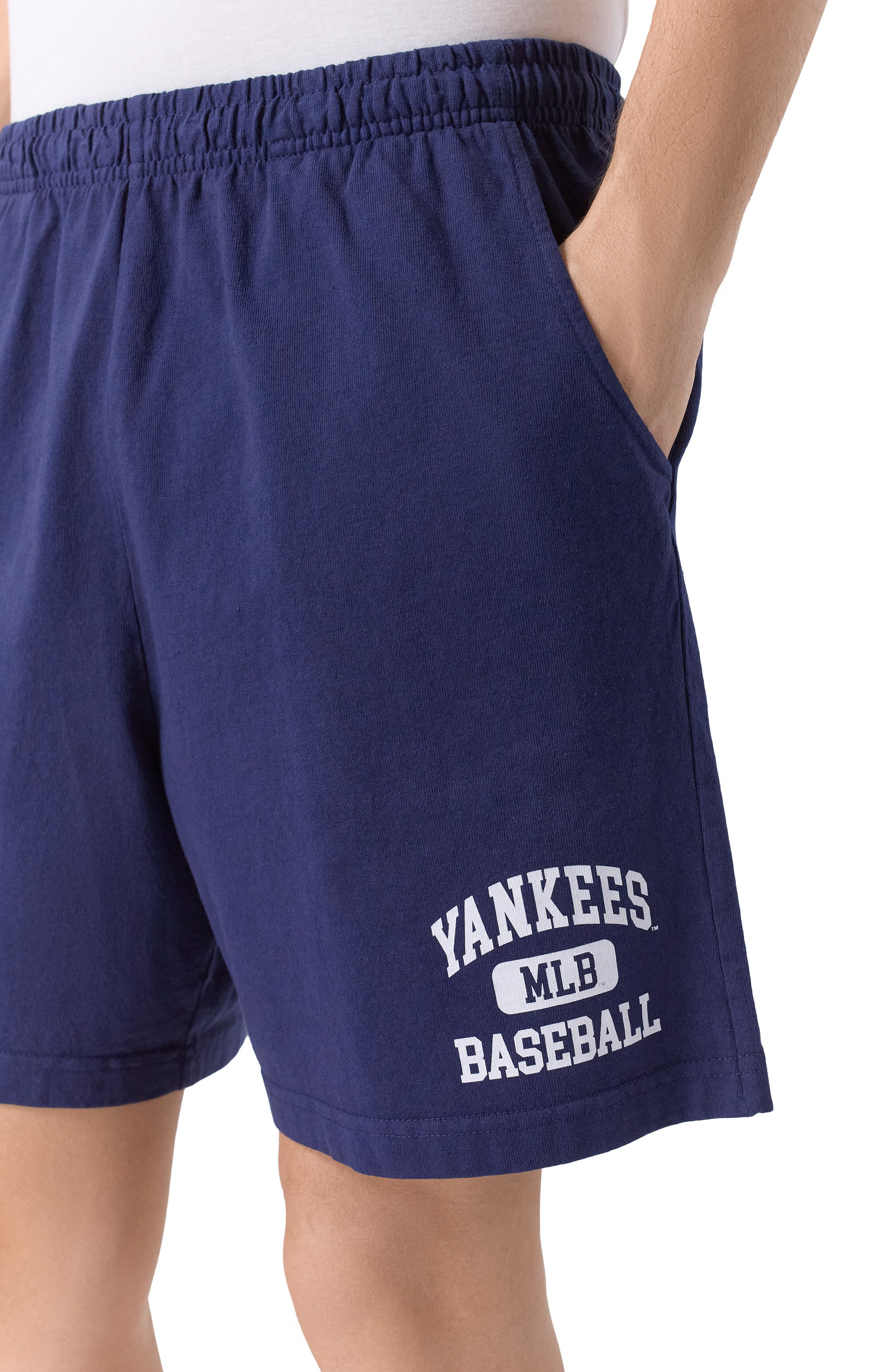 Хлопковые шорты sporty & rich x '47 & the new york yankees SPORTY AND RICH, арт. SH039623660BL106, фото 5