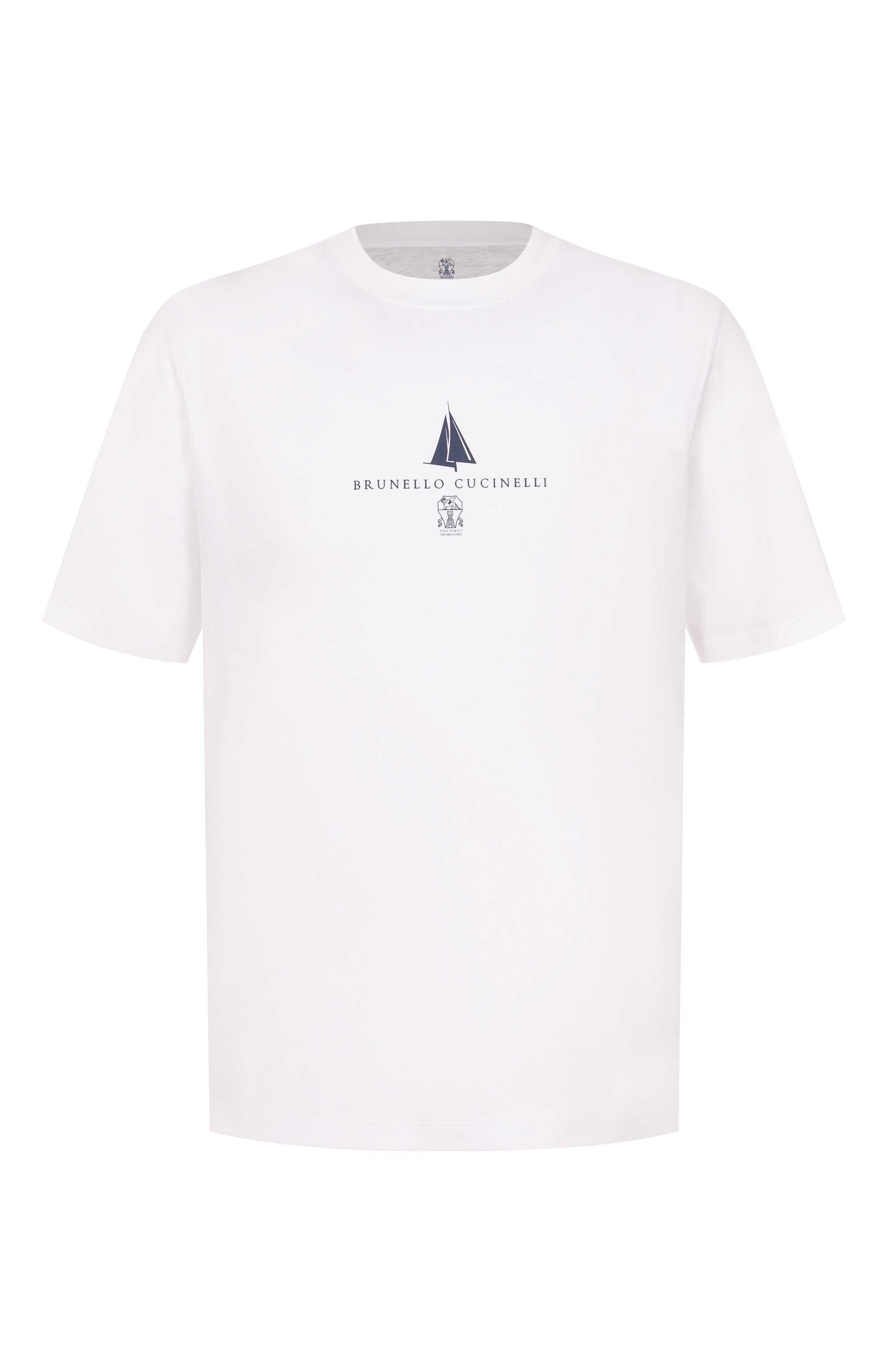 Хлопковая футболка BRUNELLO CUCINELLI, арт. M0B138476P, фото 1