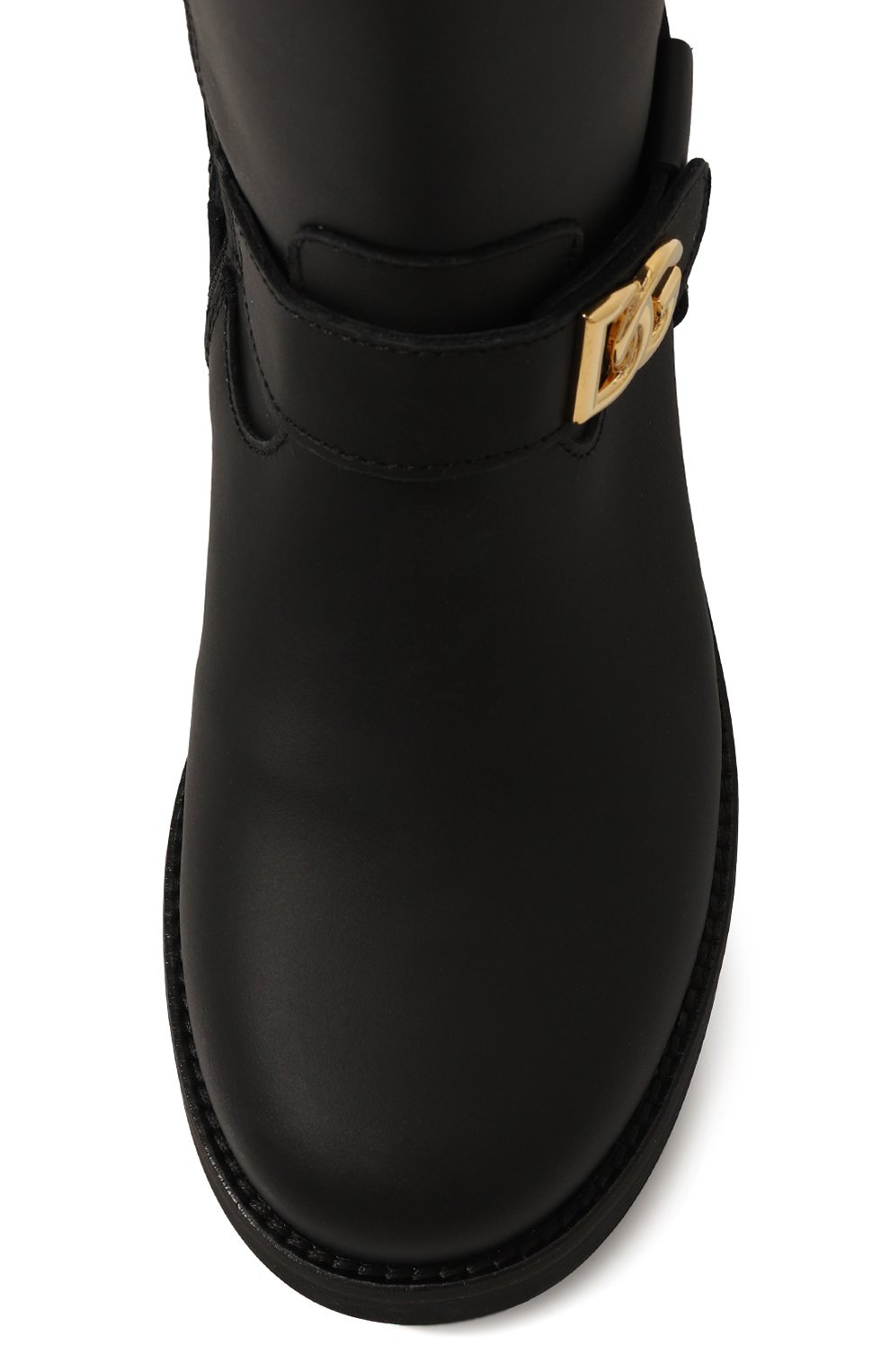 Кожаные сапоги DOLCE & GABBANA, арт. D11257/A6379, фото 4