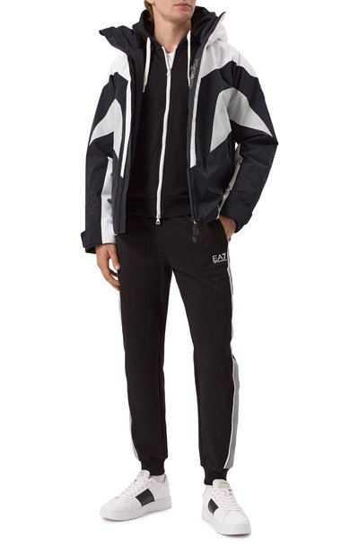 Хлопковые джоггеры EA7, арт. 6DPP69/PJ9FZ, фото 2