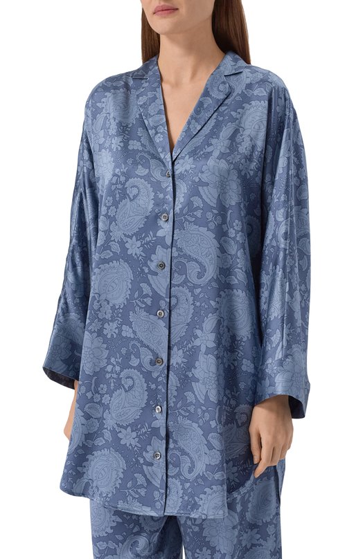 Шелковая рубашка Zimmerli 6100-15003 Синий  6100-15003 Фото 3