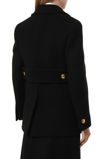 Шерстяное полупальто PRADA, арт. P693MG-1UNU-F0002-212, фото 4