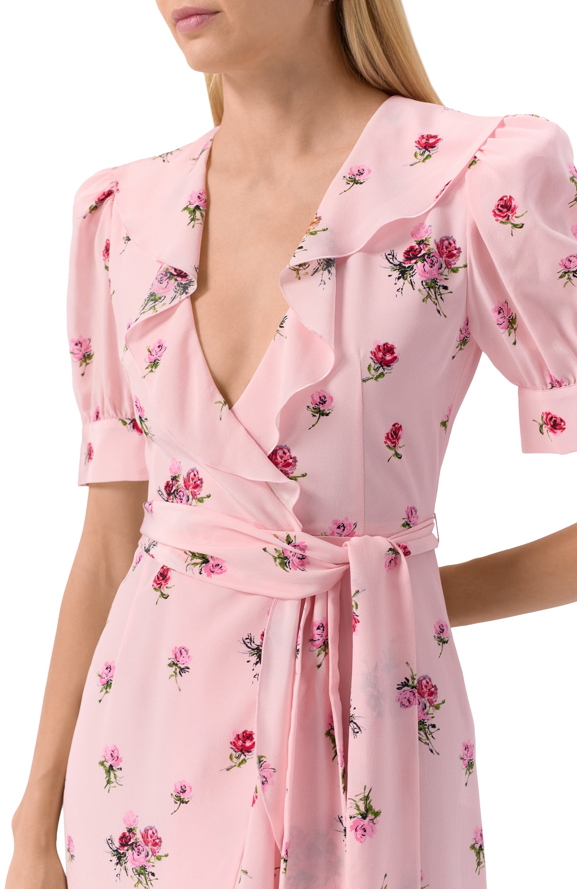 Шелковое платье ALESSANDRA RICH, арт. FABX4006-F4466, фото 5