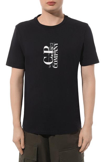 Хлопковая футболка C.P. COMPANY, арт. 16CMTS139A005100W, фото 3