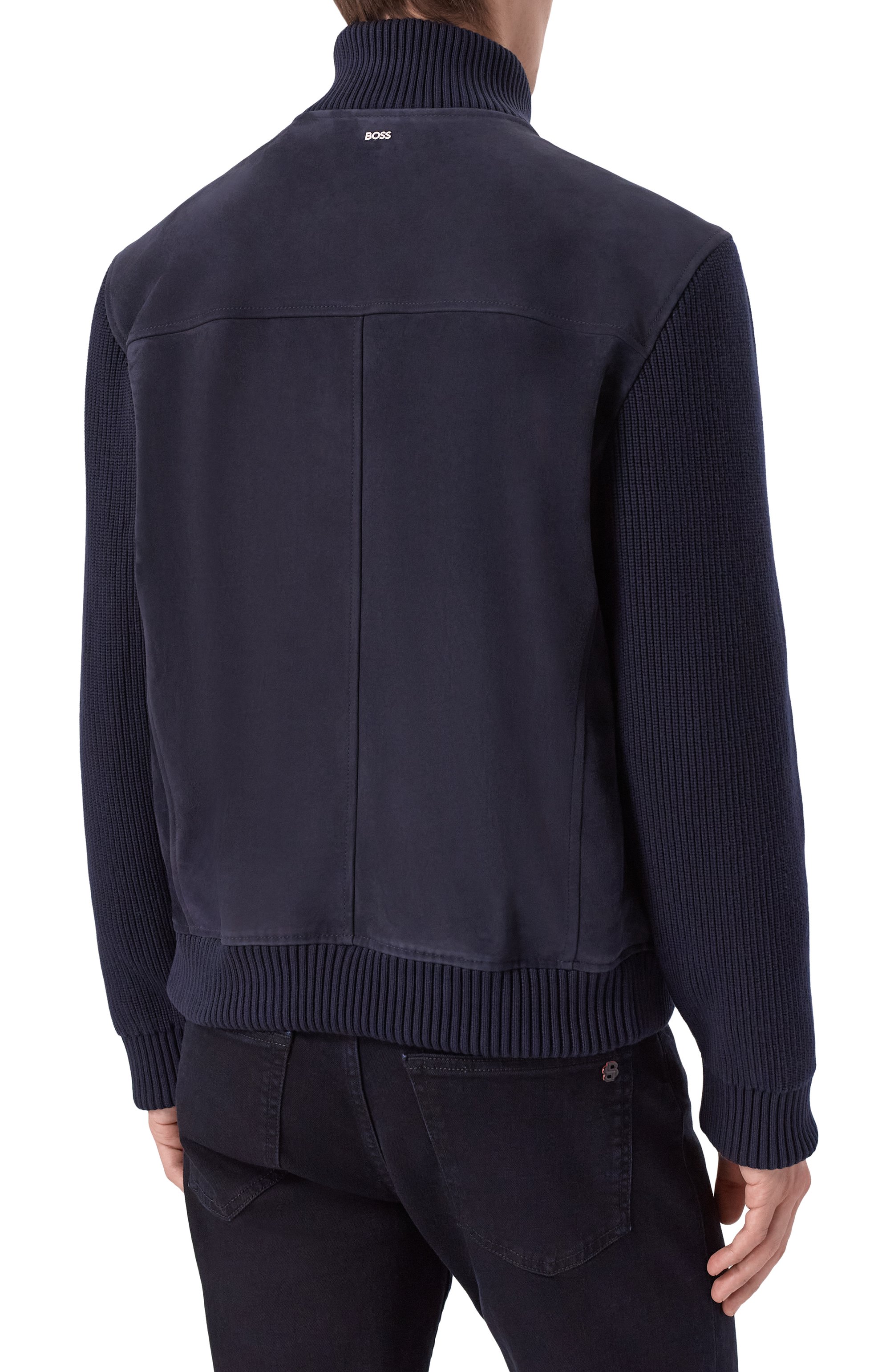 Комбинированный бомбер BOSS, арт. 50547673, фото 4