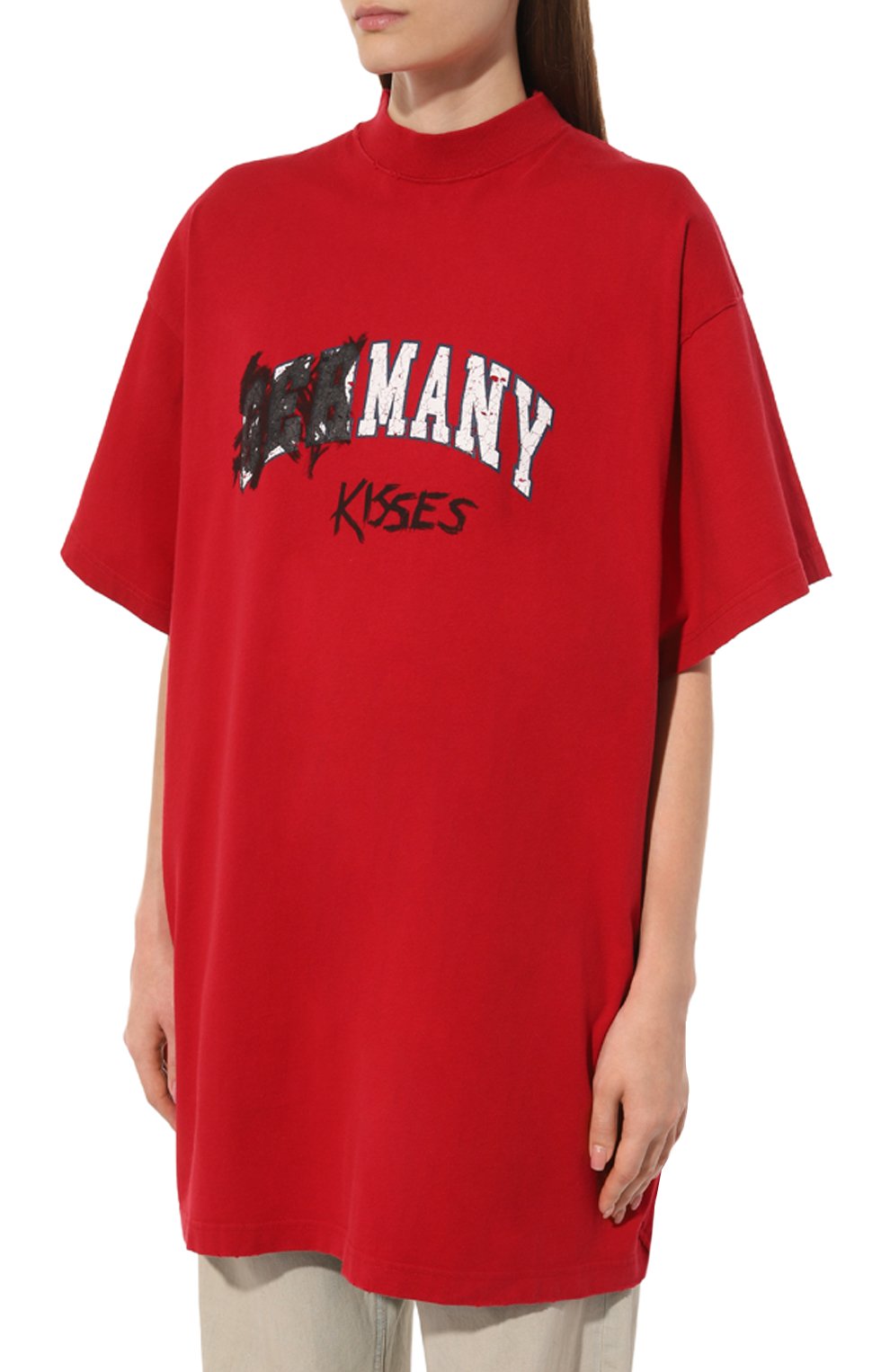 Хлопковая футболка BALENCIAGA, арт. 739028/TPVE2, фото 3