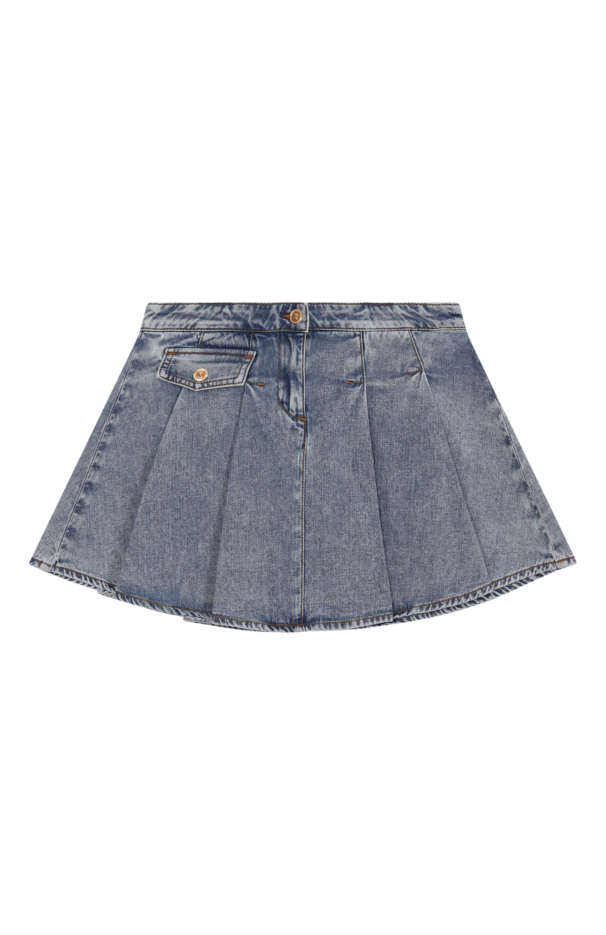 Джинсовая юбка VERSACE, арт. 1018113/1A13127/8A-14A, фото 1