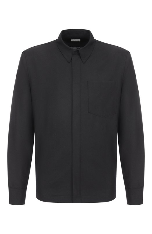 Шерстяная рубашка Dries Van Noten 020708-2310-900 Чёрный 020708-2310-900