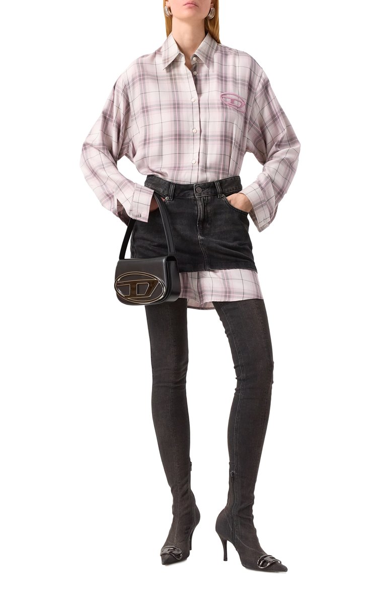 Женские текстильные ботфорты d-venus tbt DIESEL черного цвета, арт. Y03316/P5523 | Фото 2 (Материал внешний: Текстиль; Каблук высота: Высокий; Драгоценные камни: Проставлено; Материал сплава: Проставлено; Материал внутренний: Натуральная кожа; Подошва: Плоская; Каблук тип: Шпилька; Материал утеплителя: Без утеплителя)