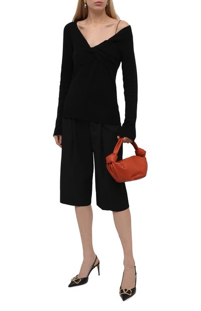 Пуловер HELMUT LANG черного цвета по цене 31950 руб., арт. L06HW705, фото 2 Пуловер HELMUT LANG, арт. L06HW705, фото 2