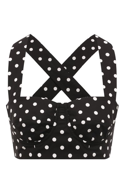 Женский хлопковый топ DOLCE & GABBANA, арт. F7AD5T/HS5R7