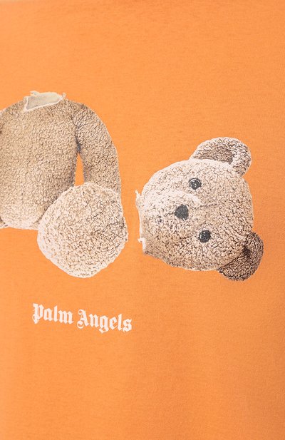 Хлопковая футболка PALM ANGELS, арт. PMAA001C99JER0142260, фото 5