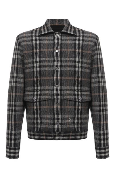 Мужская куртка-рубашка из шерсти и кашемира STEFANO RICCI, арт. MC007099/WC005P