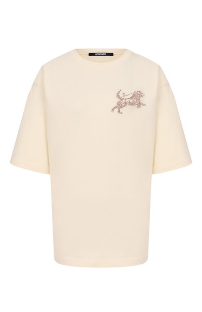 Женская хлопковая футболка JACQUEMUS, арт. 26HTSU00346/AJ00226