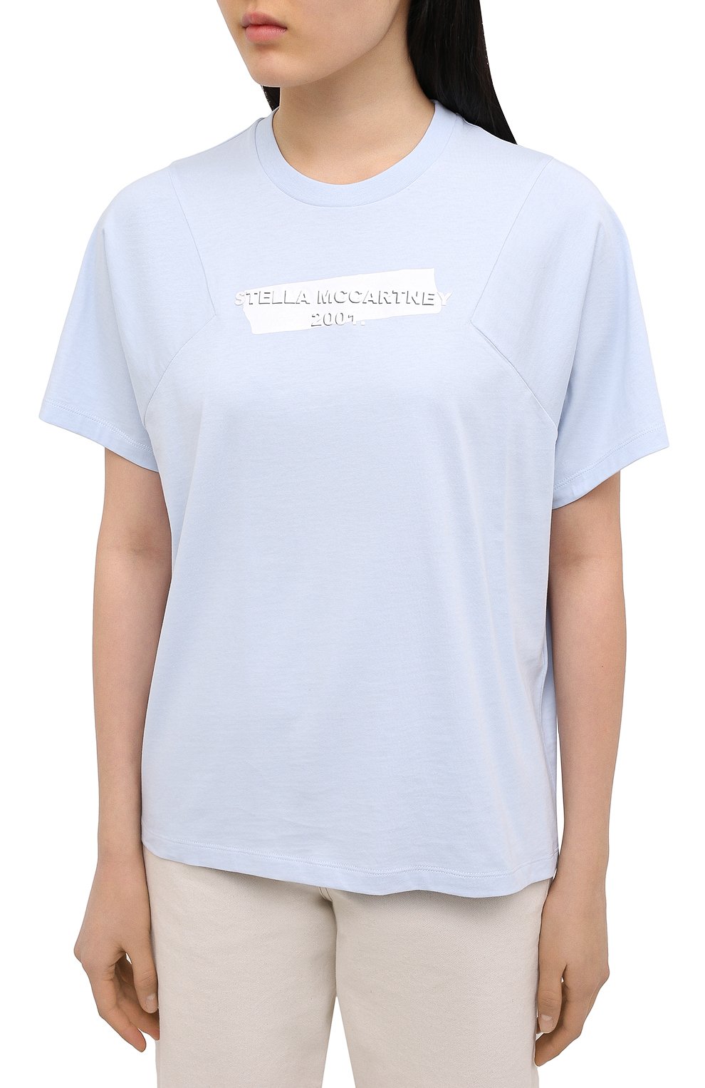 Хлопковая футболка STELLA MCCARTNEY, арт. 602395/S0W39, фото 3