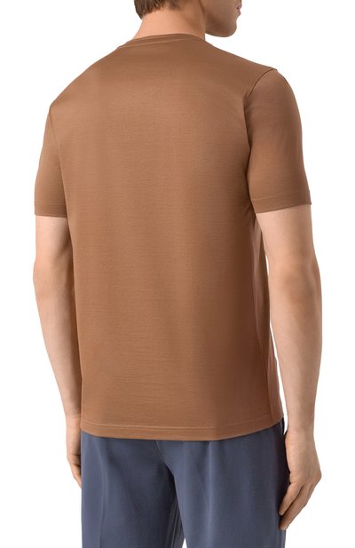 Хлопковая футболка CORNELIANI, арт. 25G500-2525000, фото 4