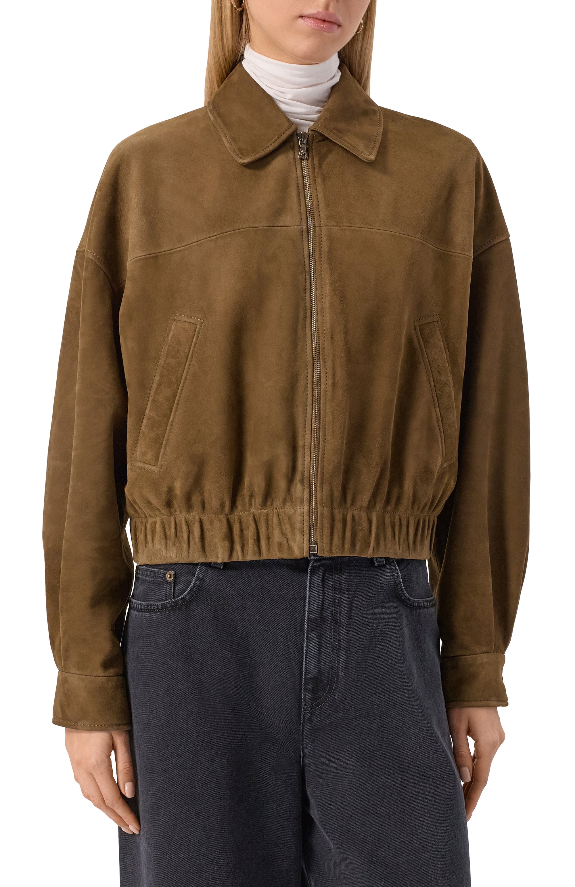 Замшевый бомбер MASLOV, арт. MZK07, фото 3