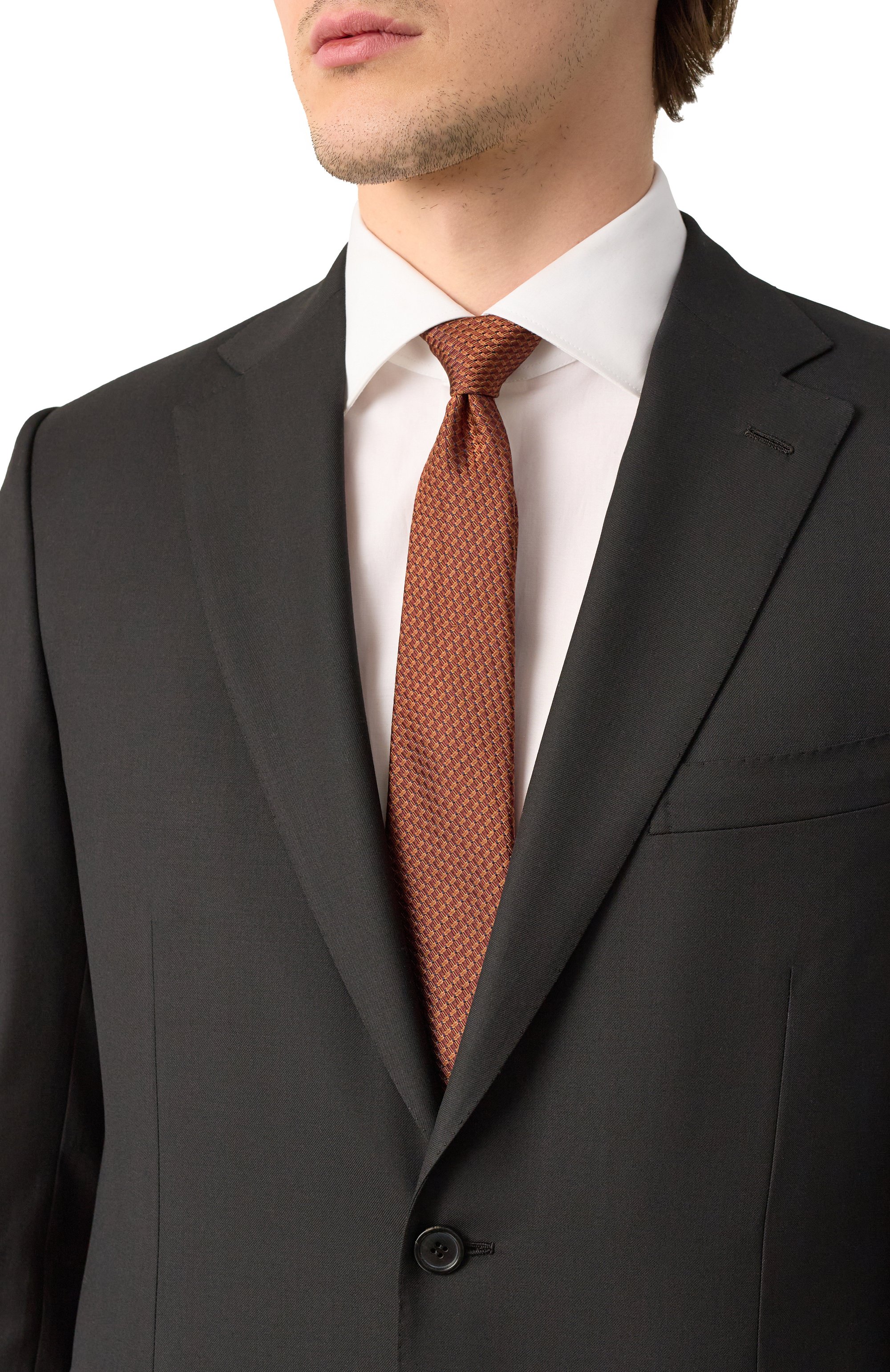 Шелковый галстук CANALI, арт. 18/HJ04176, фото 2