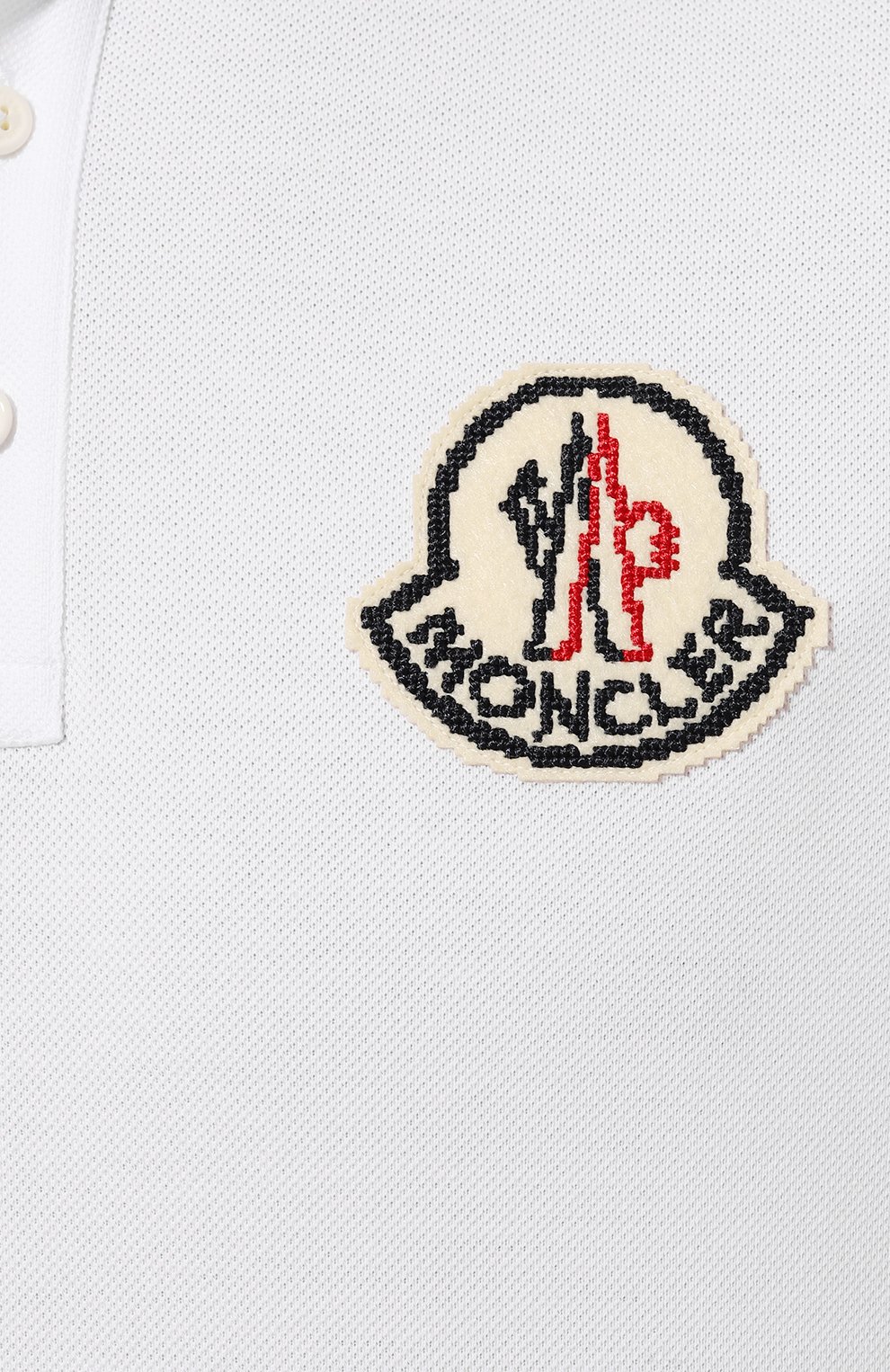 Хлопковое поло MONCLER, арт. 8A000-05-89A16, фото 5